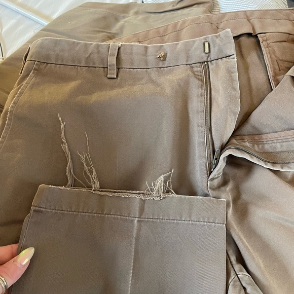 Jos. A. Bank Travelers Khaki Pants Tailored Fit - Picture 3 of 5